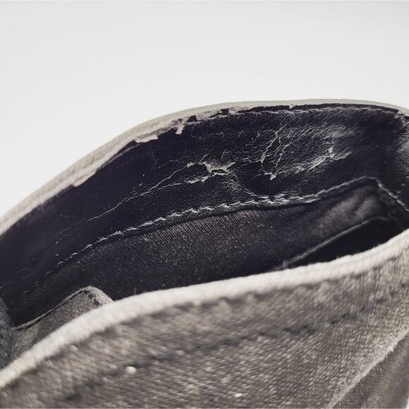 Cliffs by White Mountain Distressed Gray Canvas Lace Up Chukka Booties Size 10M - Picture 11 of 13